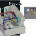 Annotated BIM mechanical piping system for residential building